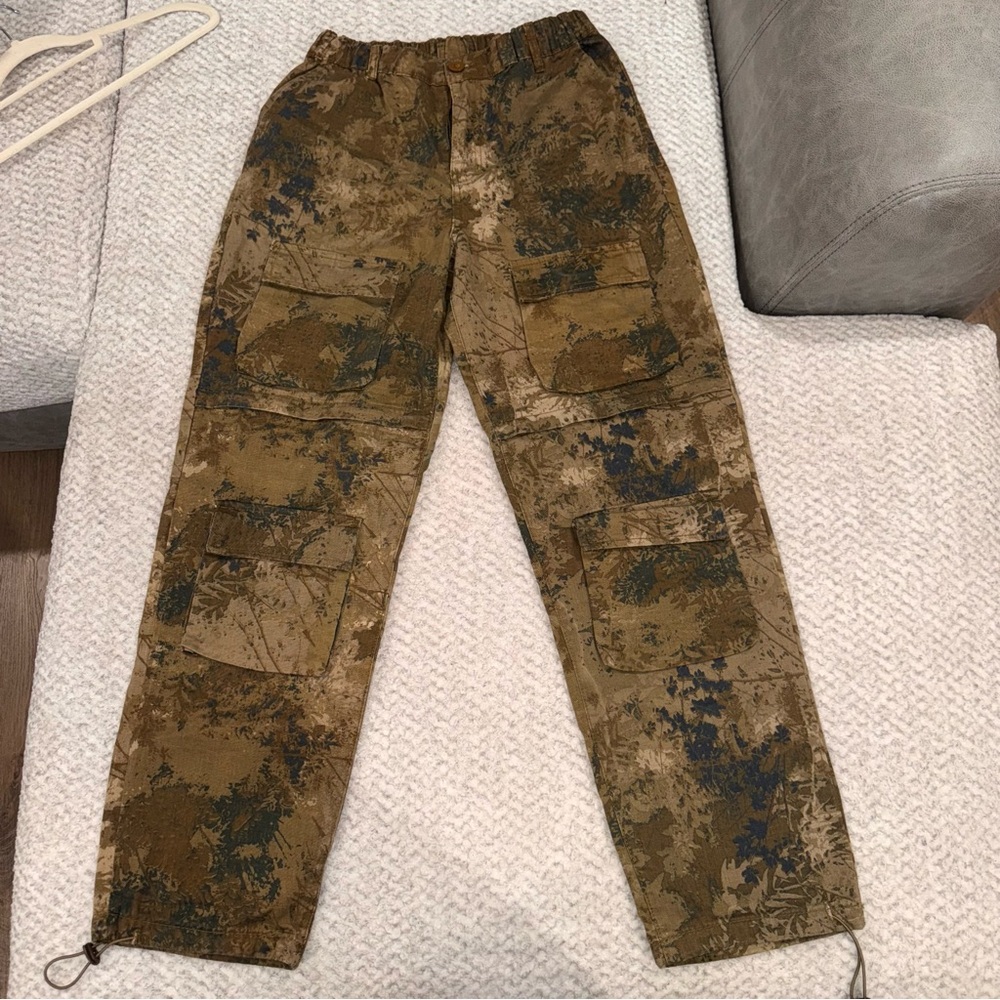 Camouflage Cargo Pants in Brown Tan and Green